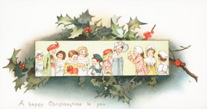 Enfants faisant la queue