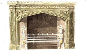Cheminée en marbre de Mona, planche 94 de l