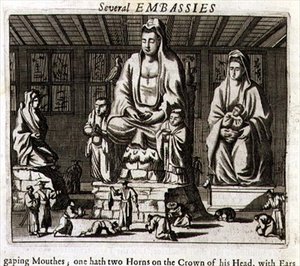 Idoles chinoises, illustration d