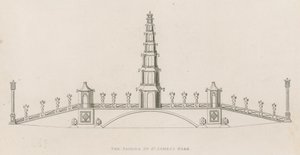 Pagode chinoise et pont, St James