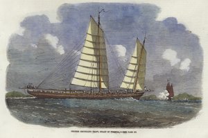 Bateau de contrebande chinois, détroit de Formose