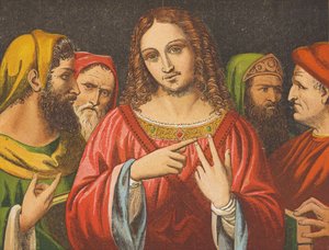 Le Christ disputant avec les docteurs - English School