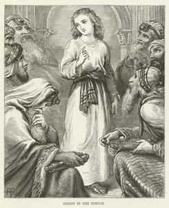 Christ dans le Temple - English School