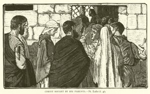 Le Christ cherché par ses parents, Saint Luc, ii, 46