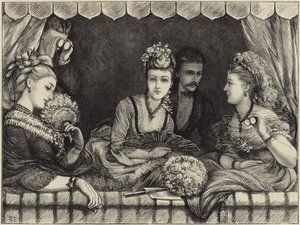 La dernière nuit de Christine Nilsson à Drury Lane - English School