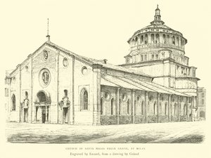 Église Santa Maria delle Grazie, à Milan