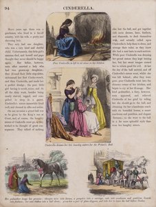 Cendrillon (gravure en couleur)