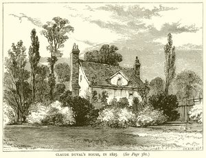 Maison de Claude Duval, en 1825