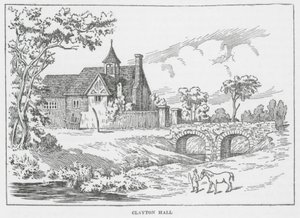 Clayton Hall (lithographie) - English School