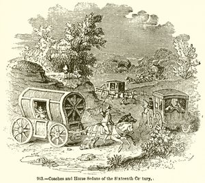 Carrosses et chaises à porteurs du XVIe siècle