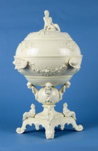 Pot à coquilles sur support, Leeds, vers 1790