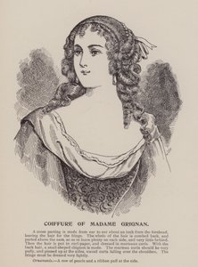 Coiffure de Madame Grignan (gravure) - English School