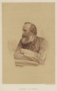 Colonel J A Cowen (lithographie) - English School
