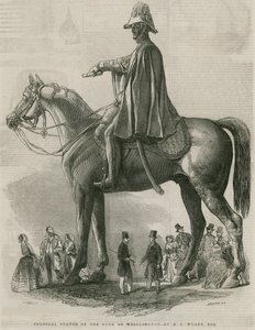 Statue colossale du duc de Wellington par M. C. Wyatt - English School