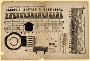 Colisée et vue de Londres - English School