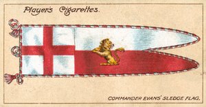 Drapeau de traîneau du commandant Evans - English School