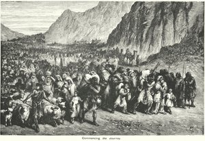 Début du voyage (gravure) - English School