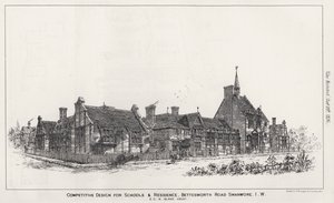 Conception compétitive pour écoles et résidence, Bettesworth Road, Swanwore, Île de Wight
