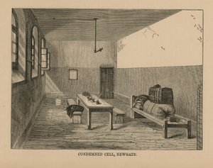 Cellule des condamnés à la prison de Newgate - English School