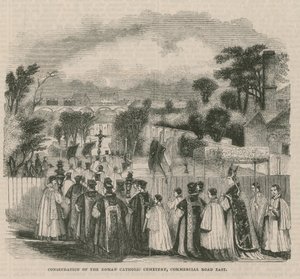 Consécration du cimetière catholique romain - English School