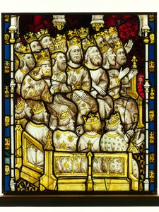 Section conservée de la Grande Fenêtre Est à York Minster : 