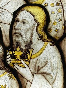 Section conservée de la Grande Fenêtre Est à York Minster : 