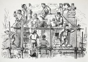 Travailleurs de la construction, illustration de Punch