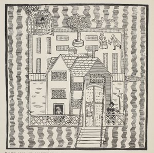 Copie de la carte de Mockbeggar Hall, avec sa situation dans le pays spacieux appelé n