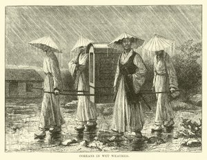 Coréens par temps de pluie - English School