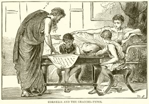 Cornélie et les Gracques. Types