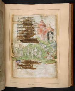 Cotton MS Tiberius A VII/1 fol. 75r, fin du 15ème siècle - English School