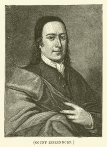 Comte Zinzendorf (gravure) - English School