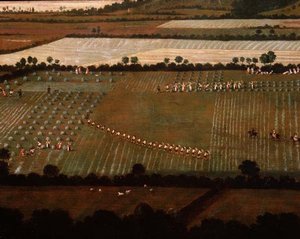 Campagne autour de Dixton Manor, vers 1725 (détail)