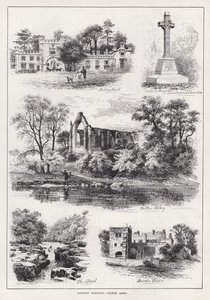 Croquis de campagne, Bolton Abbey - English School