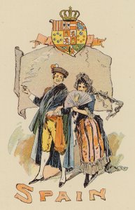 Couple en costume espagnol - English School