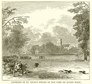 Chasse dans les champs de St. Giles à l