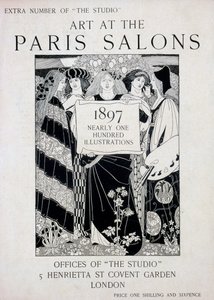 Couverture de Art aux Salons de Paris, numéro spécial du magazine The Studio, 1897 - English School