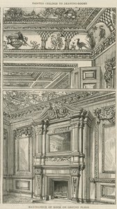Cowfields, 30 Old Burlington Street : Cheminée de la pièce au rez-de-chaussée - English School