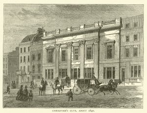 Club de Crockford, vers 1840