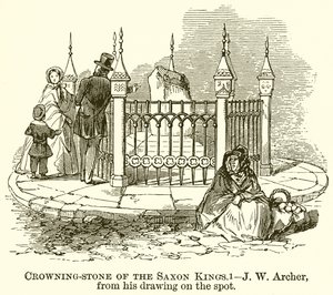 Pierre de couronnement des rois saxons - English School