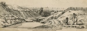 Vue du canal de Croydon depuis les écluses au-dessus de Deptford - English School