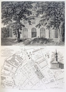 Cupers Gardens, Lambeth, gravé par Bartholemew Howlett, 1746
