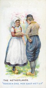 Salutation coutumière aux Pays-Bas, 1907
