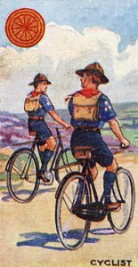 Badge scout Cycliste, 1923 - English School