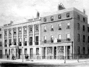 DAlemaine & Co. sur Soho Square, 1854 - English School
