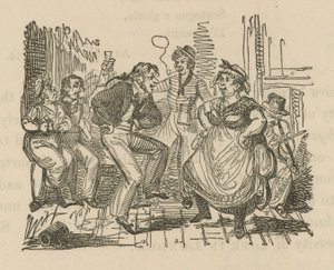 Danser dans une taverne londonienne - English School