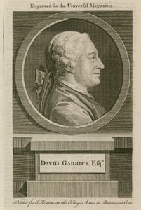 David Garrick, gravé pour le Universal Magazine - English School