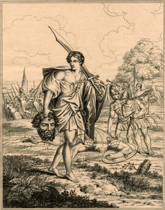 David avec la tête de Goliath