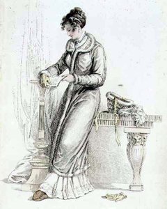 Robe de jour, planche de mode de Ackermann