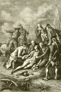 Mort du général James Wolfe - English School